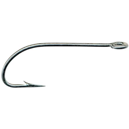 Mustad Limerick Ringeye Cadmium Hook, Size 6, 100PK 31010DT-6/0